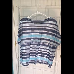 Chico's Zenergy Striped Top